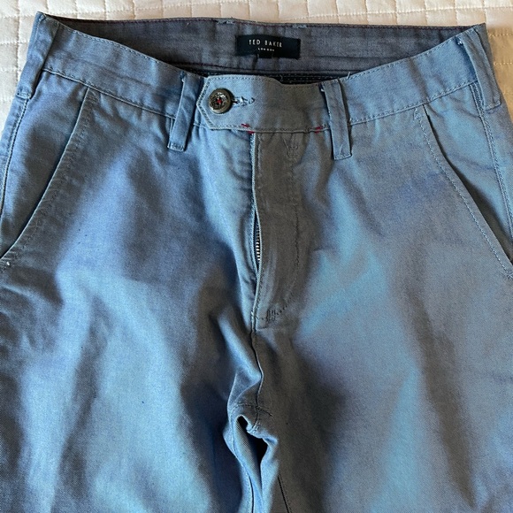 Ted Baker Blue Dress Pants - size 28R - Picture 3 of 7